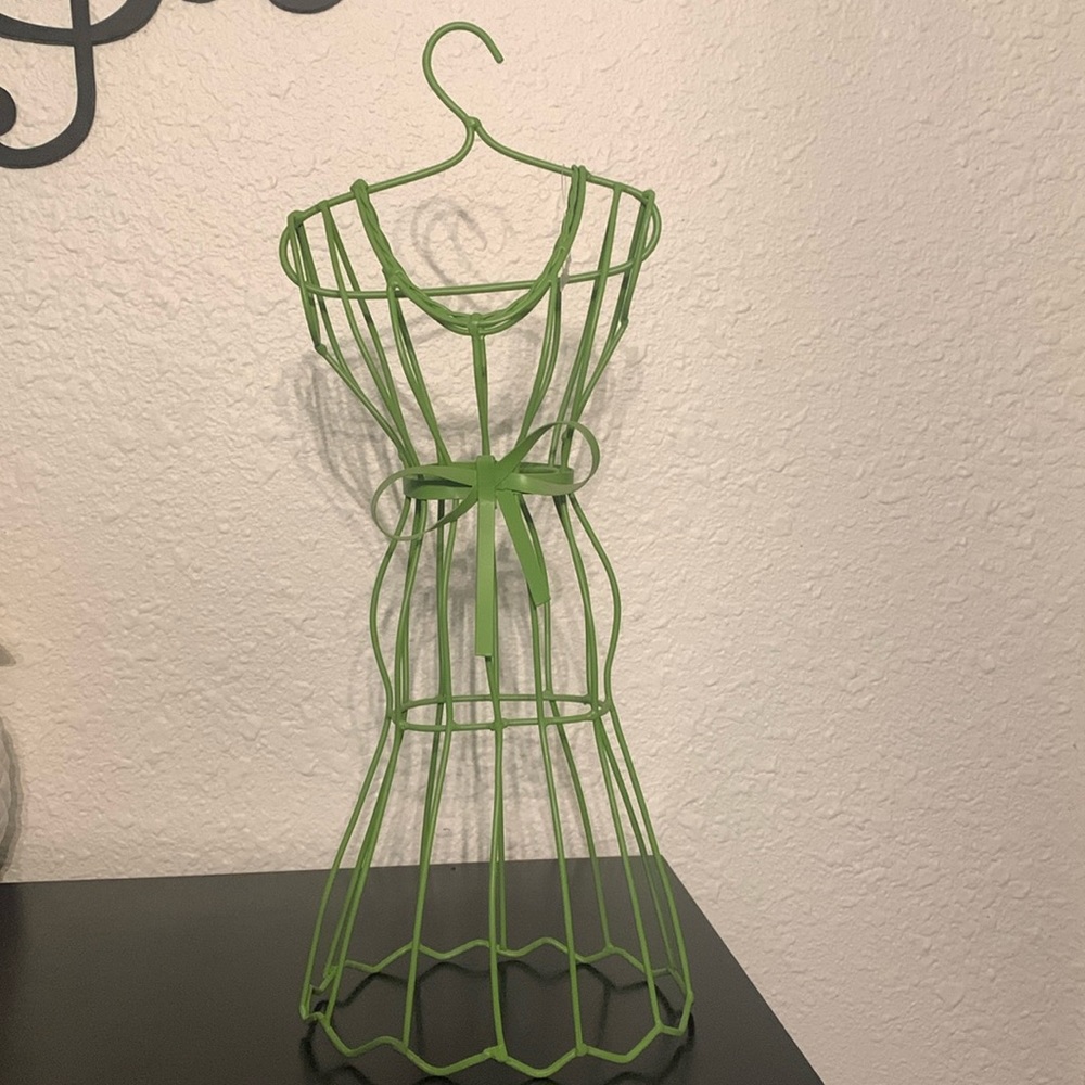 Green Dress Jewelry Holder